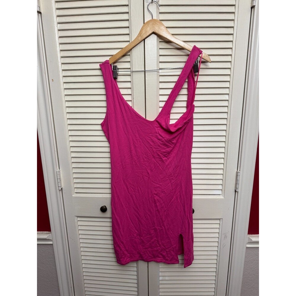 naked wardrobe The NW Cut Out for You Mini Dress - Pink Size 2X